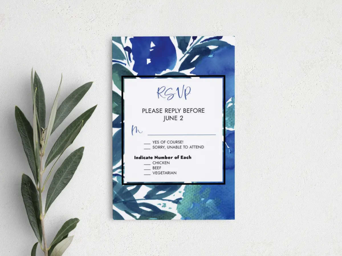 Step RSVP Postcards