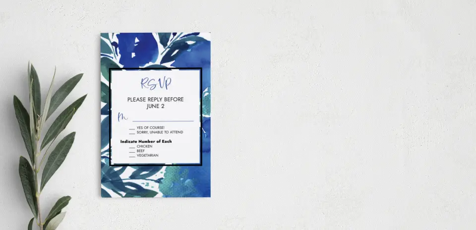 Step RSVP Postcards