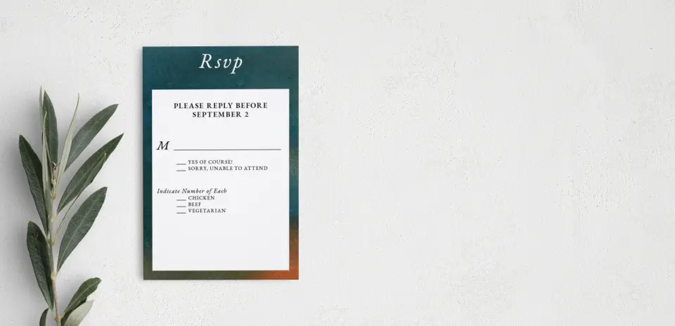 Step RSVP Postcards