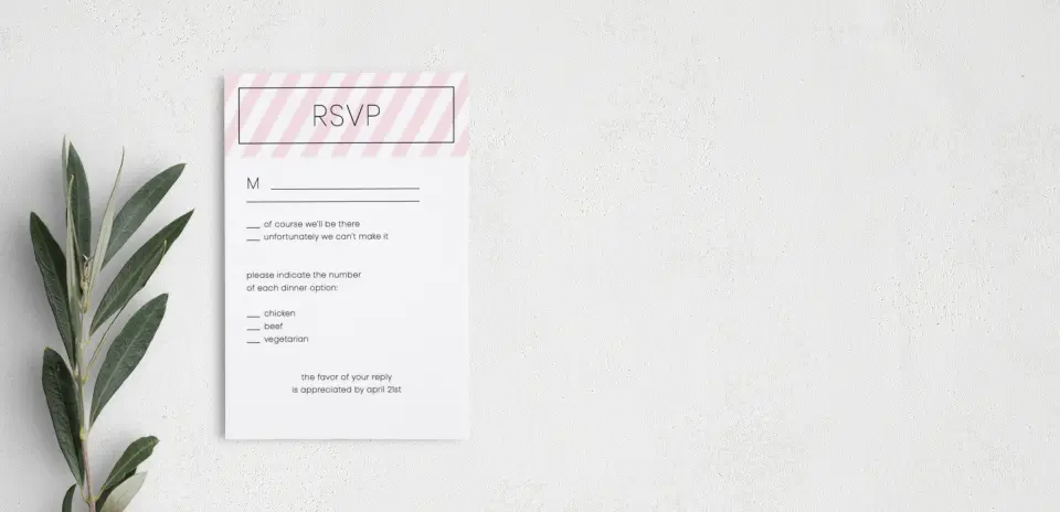 Step RSVP Postcards