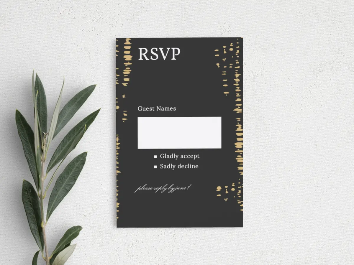 Step RSVP Postcards