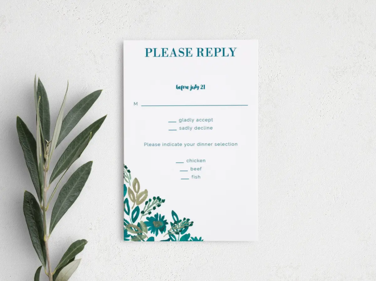 Step RSVP Postcards