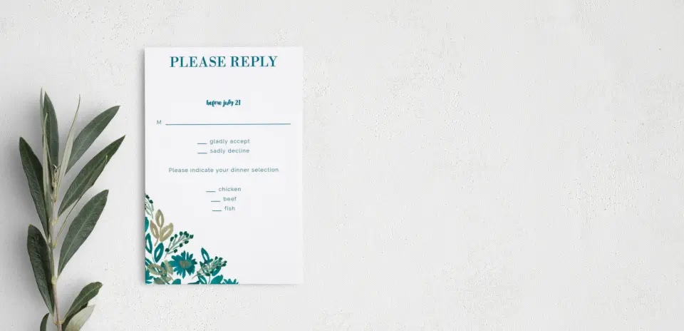 Step RSVP Postcards