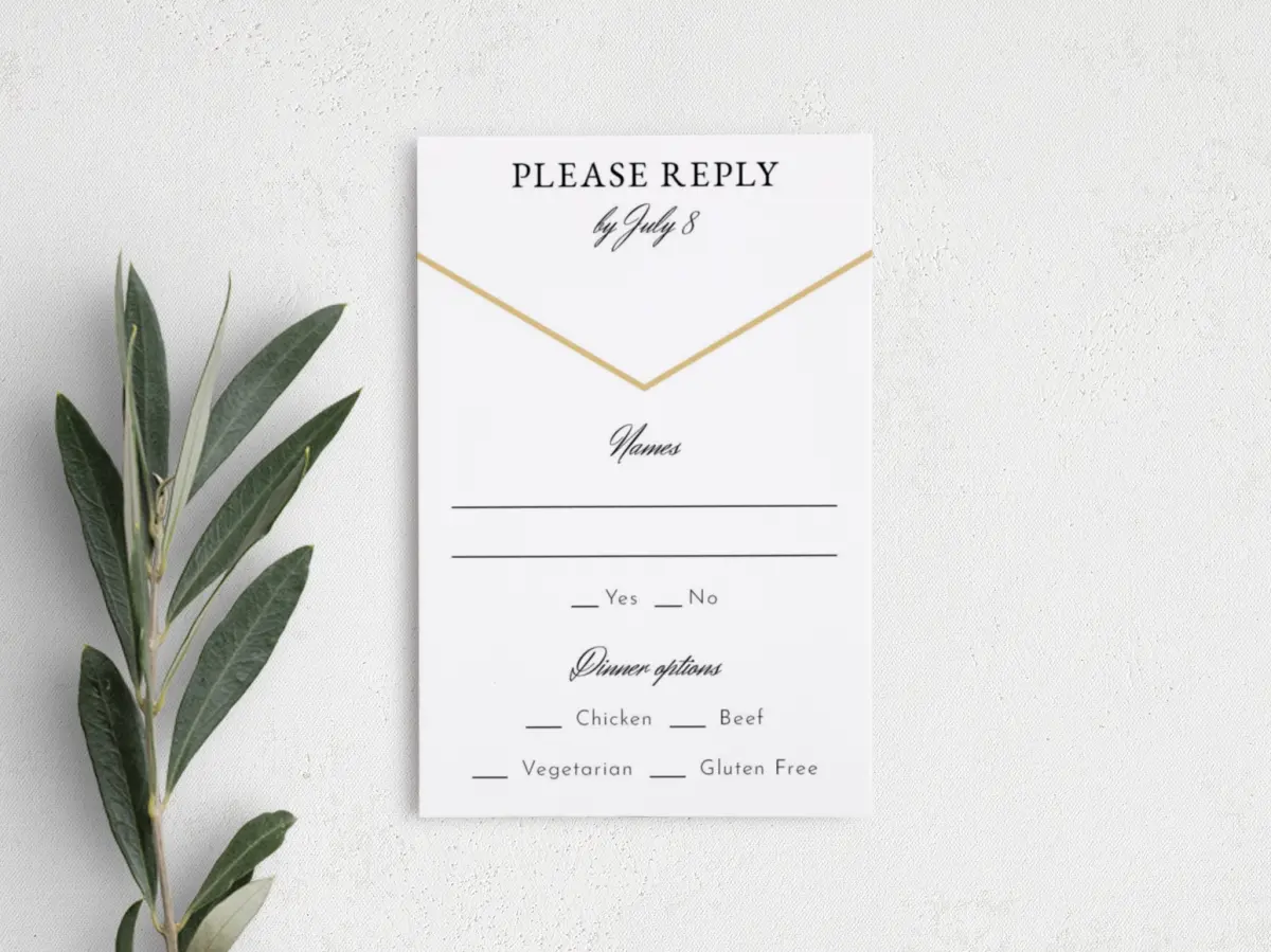 Step RSVP Postcards