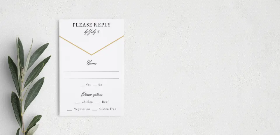 Step RSVP Postcards