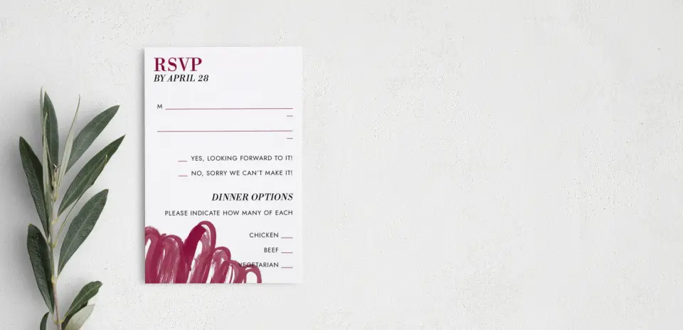 Step RSVP Postcards