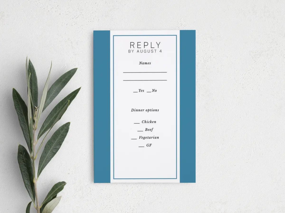 Step RSVP Postcards