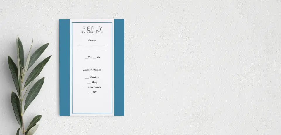 Step RSVP Postcards
