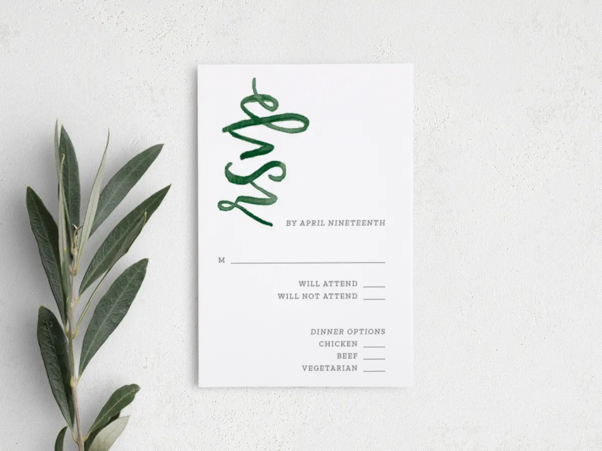 Step RSVP Postcards