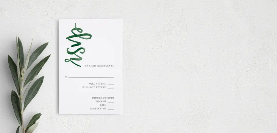 Step RSVP Postcards