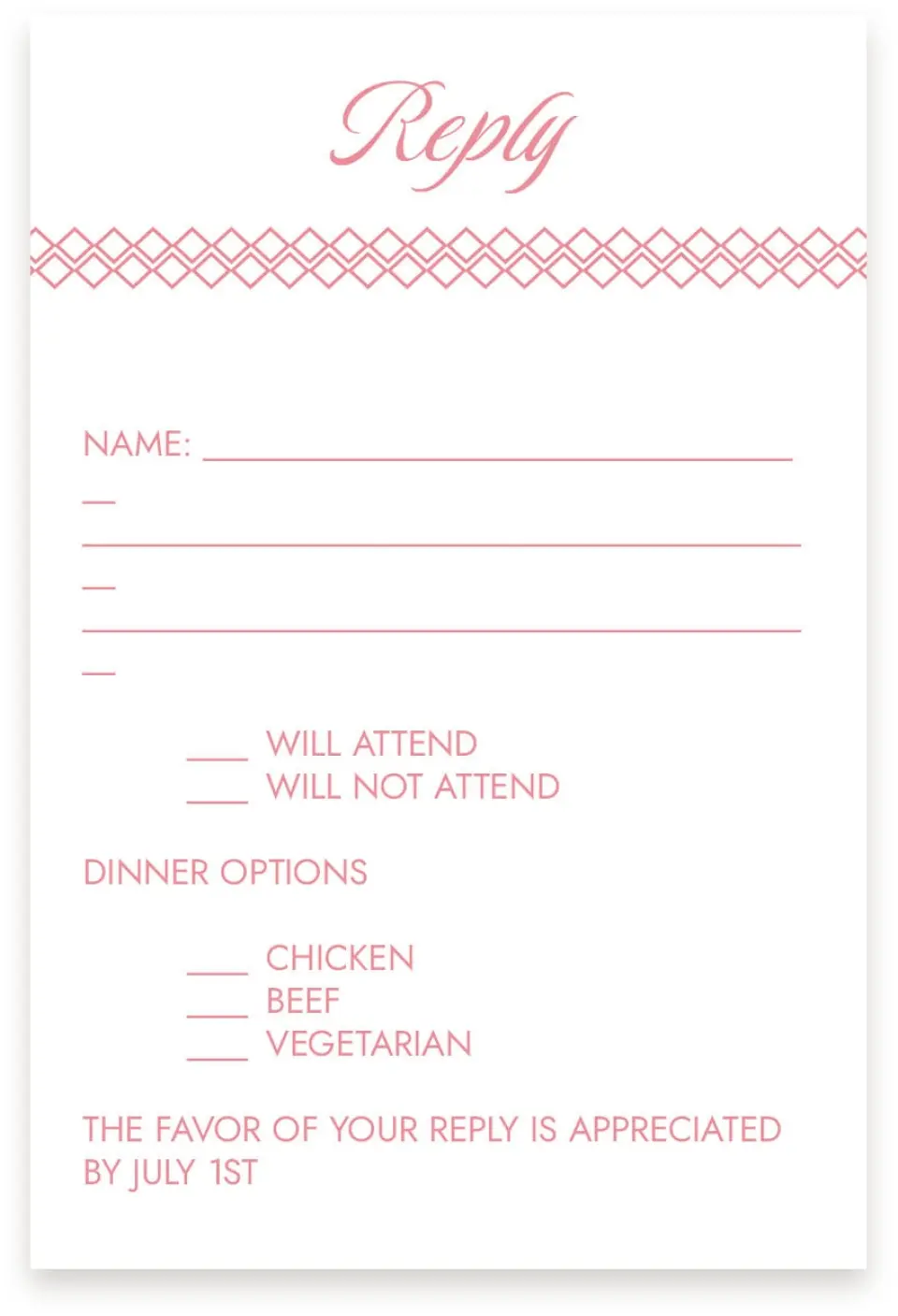 This is a  4" x 6" RSVP Postcards (Pocket Invitation) called Shades of Love printed in full color with Silver foil on Luxe Satin (coated) paper