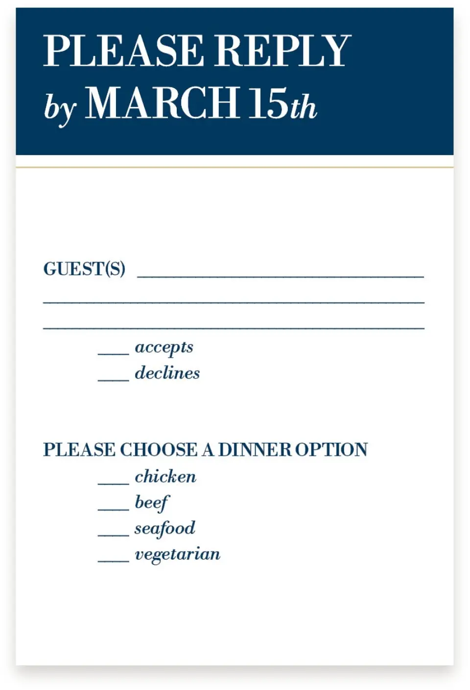 This is a  4" x 6" RSVP Postcards (Pocket Invitation) called Chic Editorial printed in full color with Silver foil on Luxe Satin (coated) paper