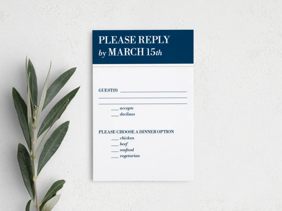 Step RSVP Postcards