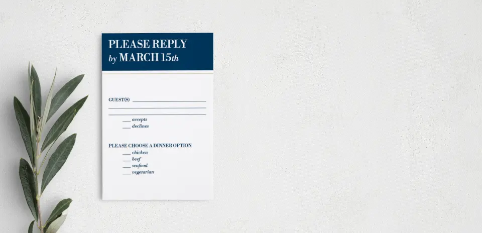Step RSVP Postcards