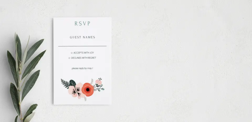 Step RSVP Postcards