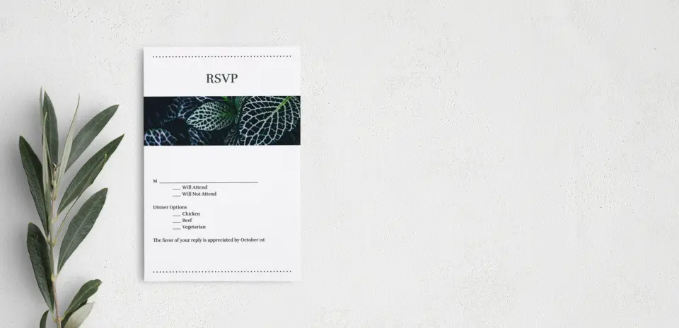 Step RSVP Postcards