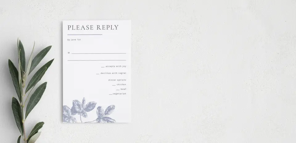 Step RSVP Postcards