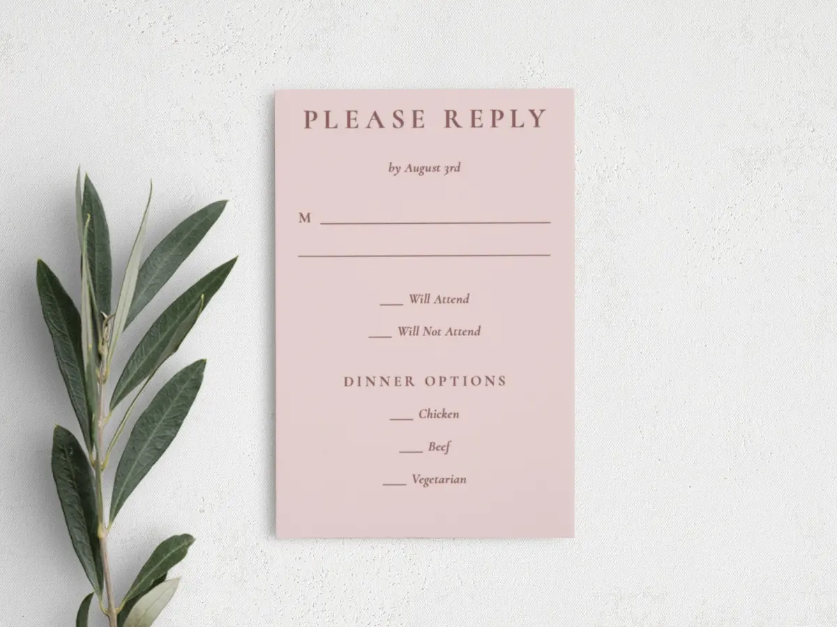 Step RSVP Postcards