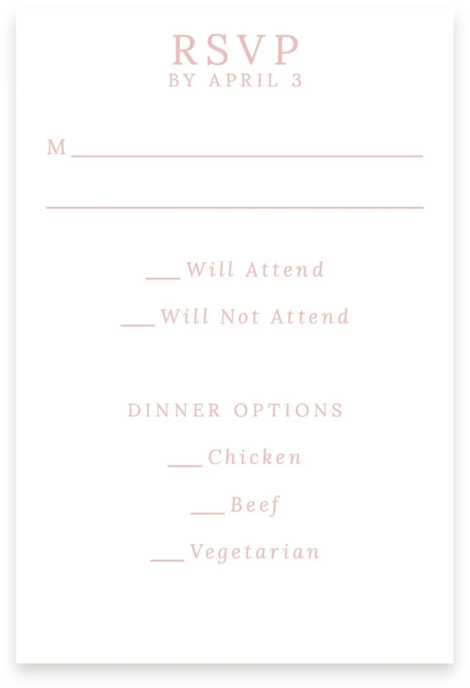 This is a  4" x 6" RSVP Postcards (Pocket Invitation) called Fantasia Garden printed in full color with Silver foil on Luxe Satin (coated) paper