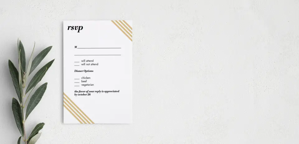 Step RSVP Postcards