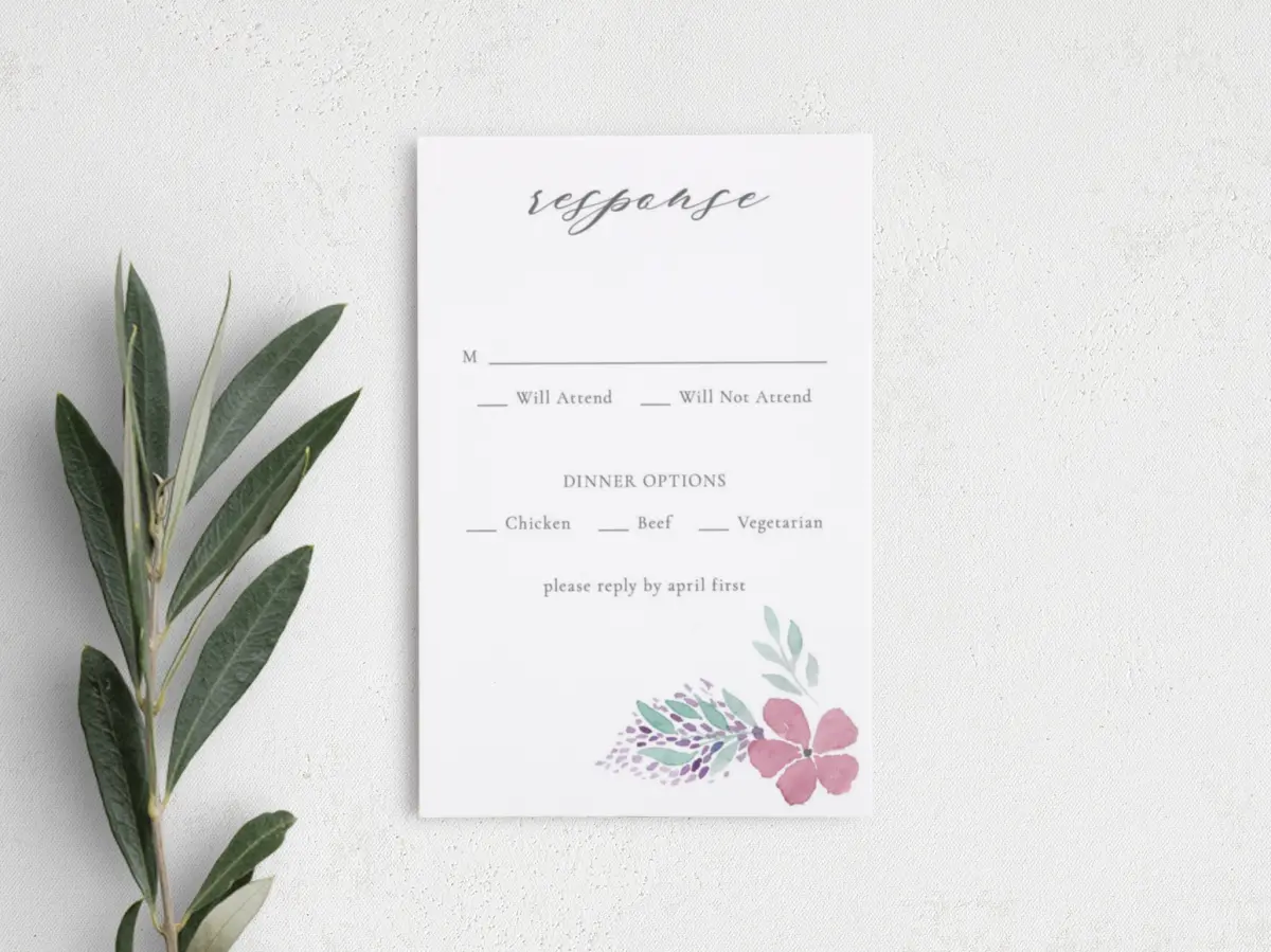 Step RSVP Postcards