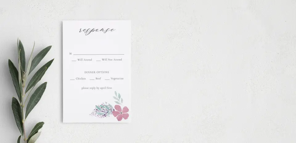 Step RSVP Postcards