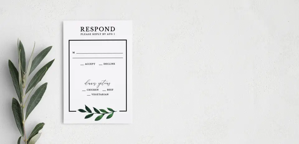 Step RSVP Postcards