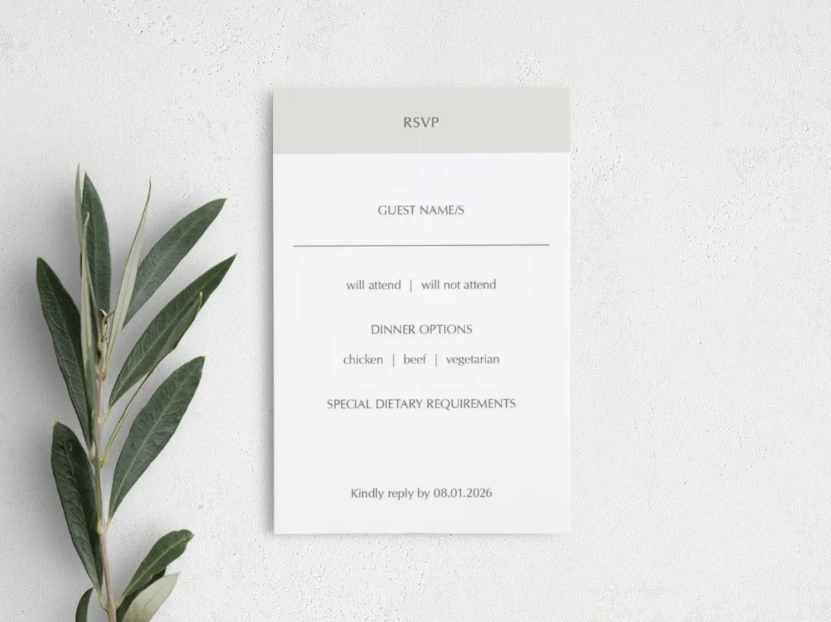 Step RSVP Postcards