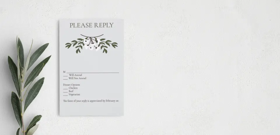 Step RSVP Postcards