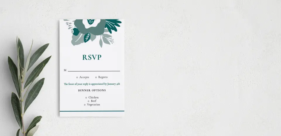 Step RSVP Postcards