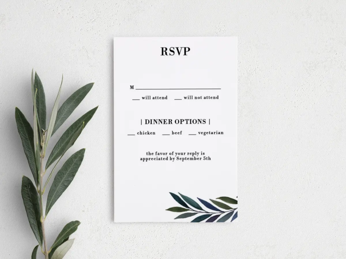 Step RSVP Postcards
