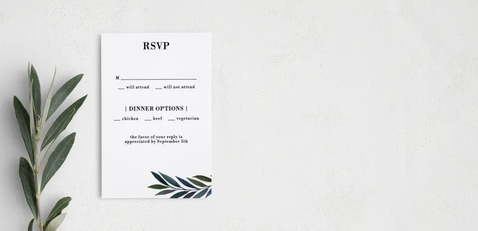 Step RSVP Postcards