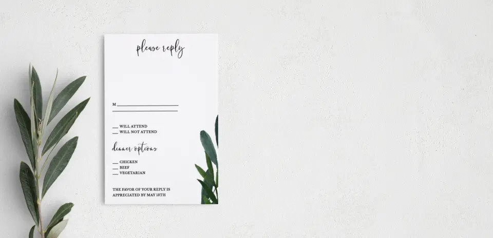 Step RSVP Postcards