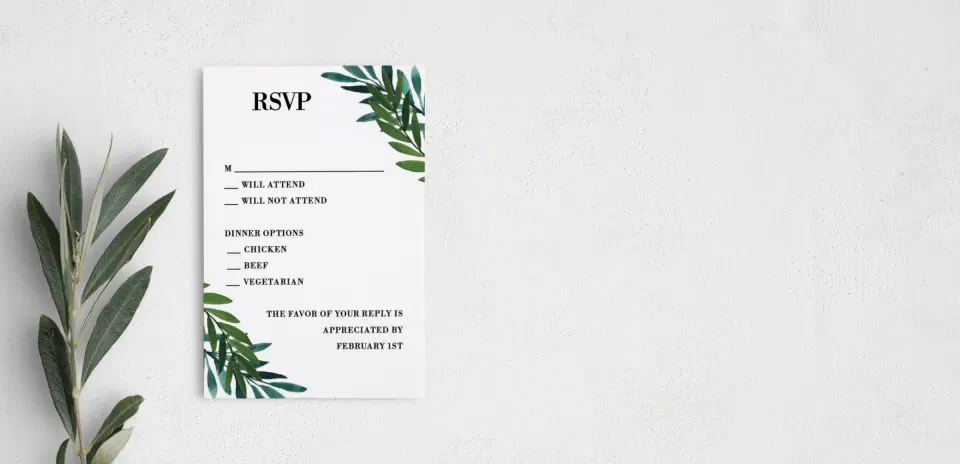 Step RSVP Postcards