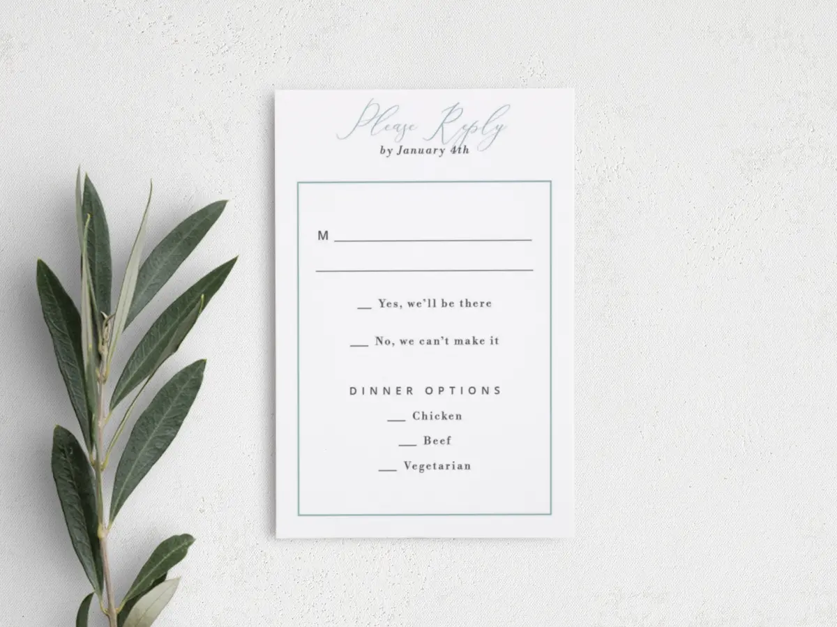 Step RSVP Postcards