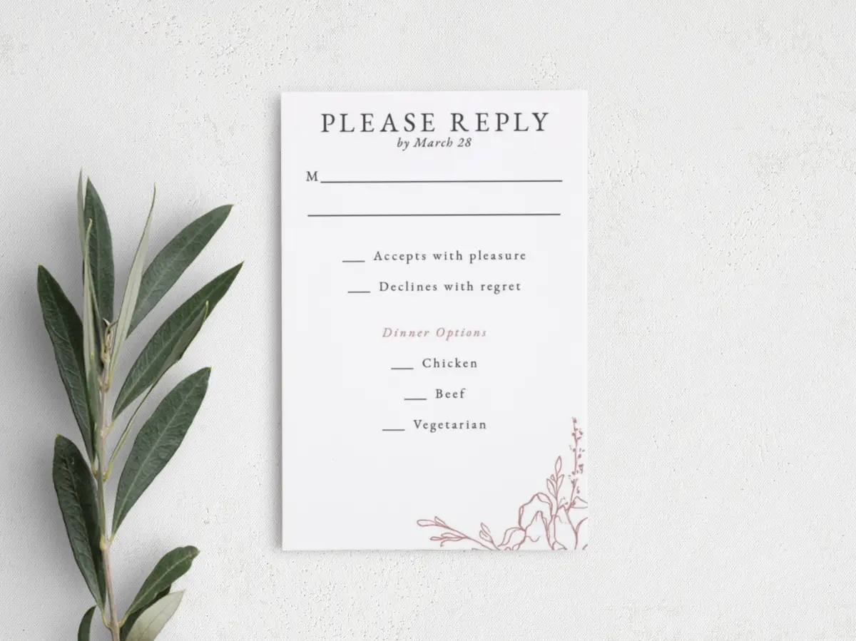 Step RSVP Postcards