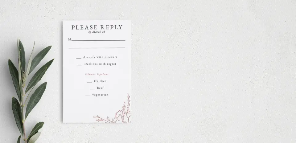 Step RSVP Postcards