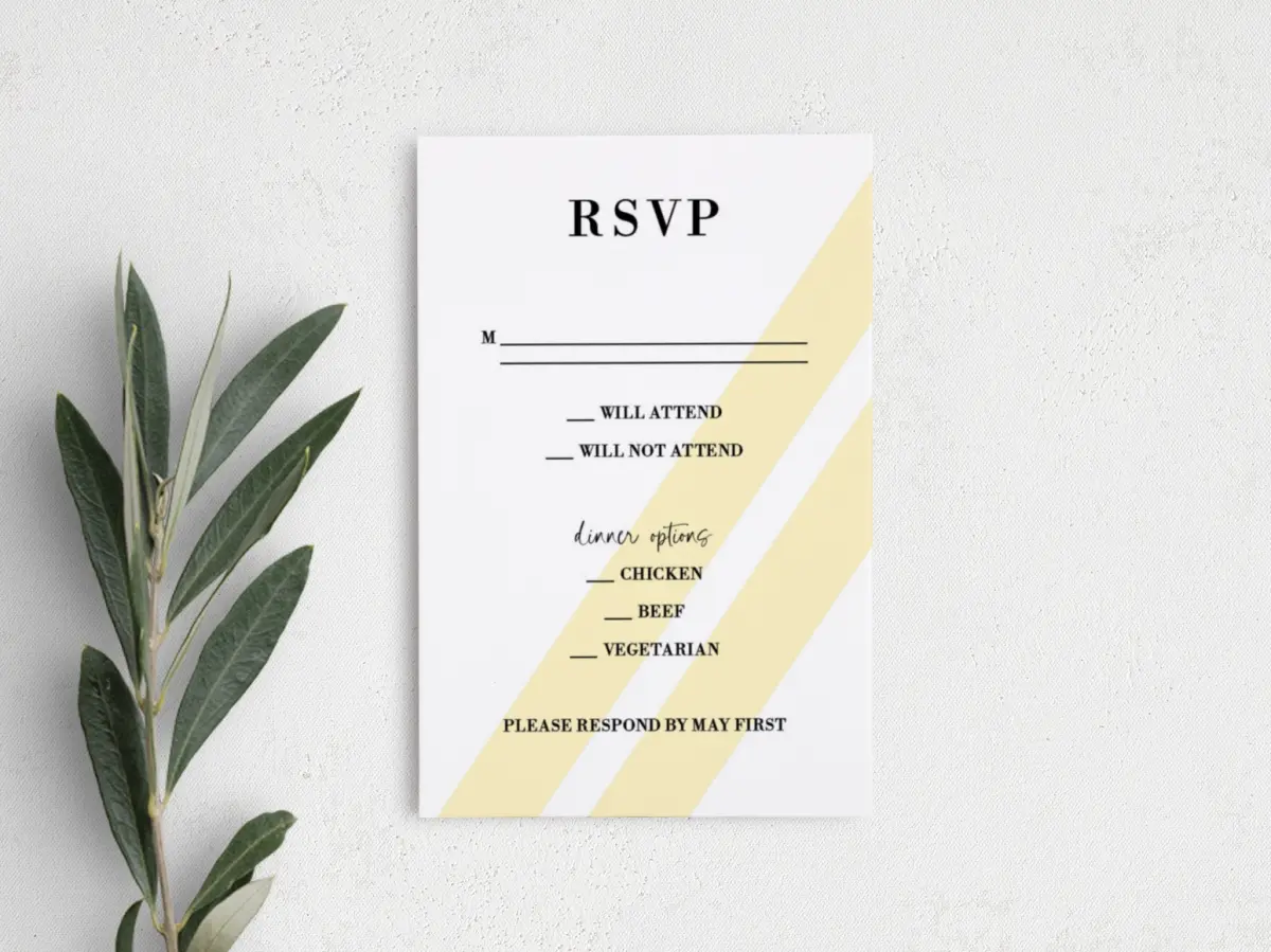 Step RSVP Postcards