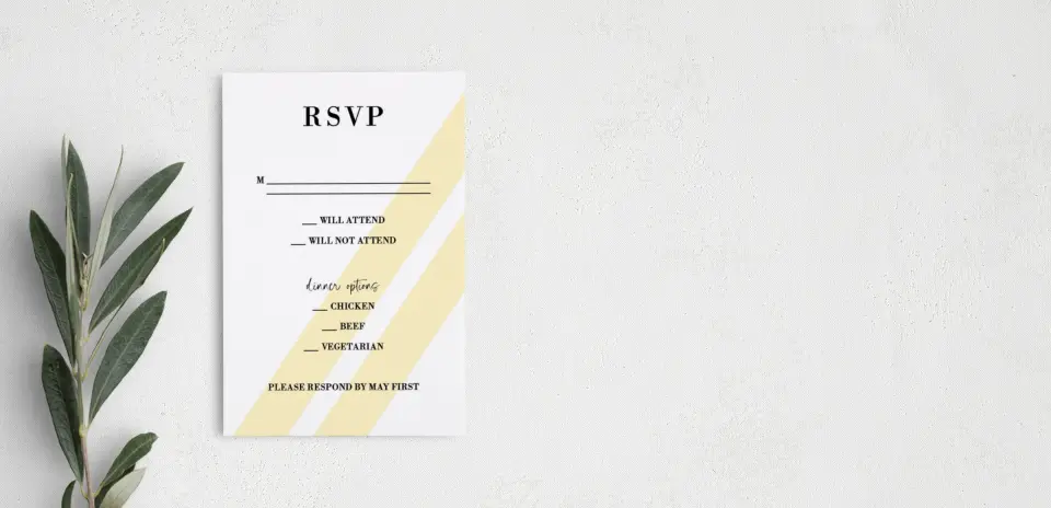 Step RSVP Postcards