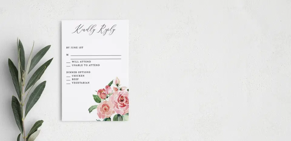 Step RSVP Postcards