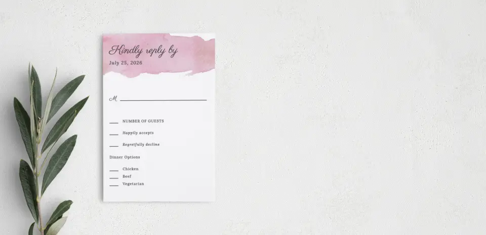 Step RSVP Postcards