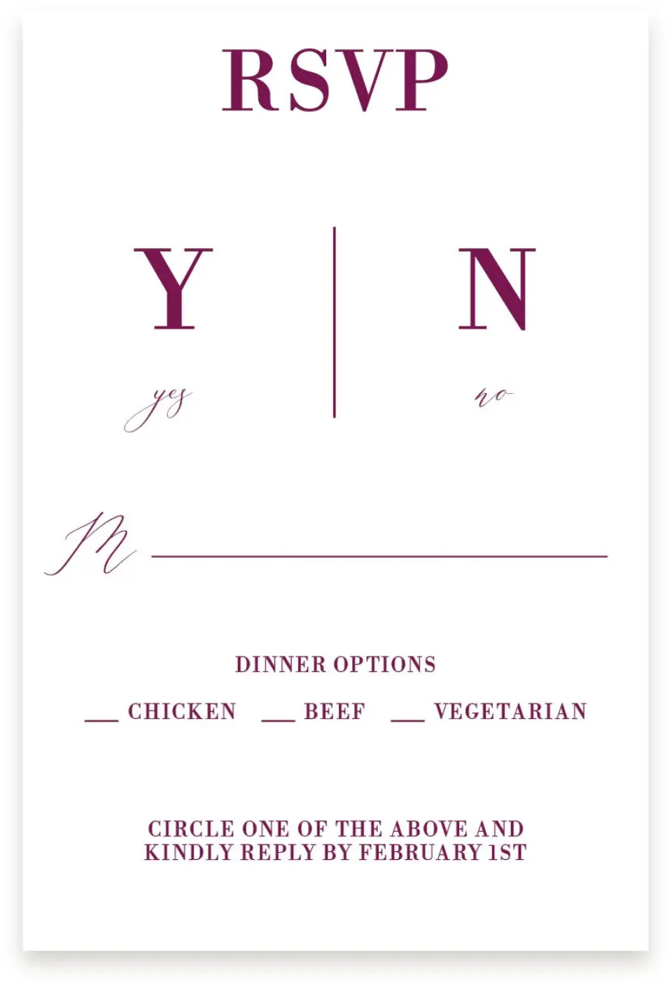 This is a  4" x 6" RSVP Postcards (Pocket Invitation) called Marble Mystique printed in full color on Premium Smooth paper