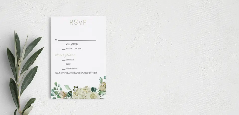 Step RSVP Postcards