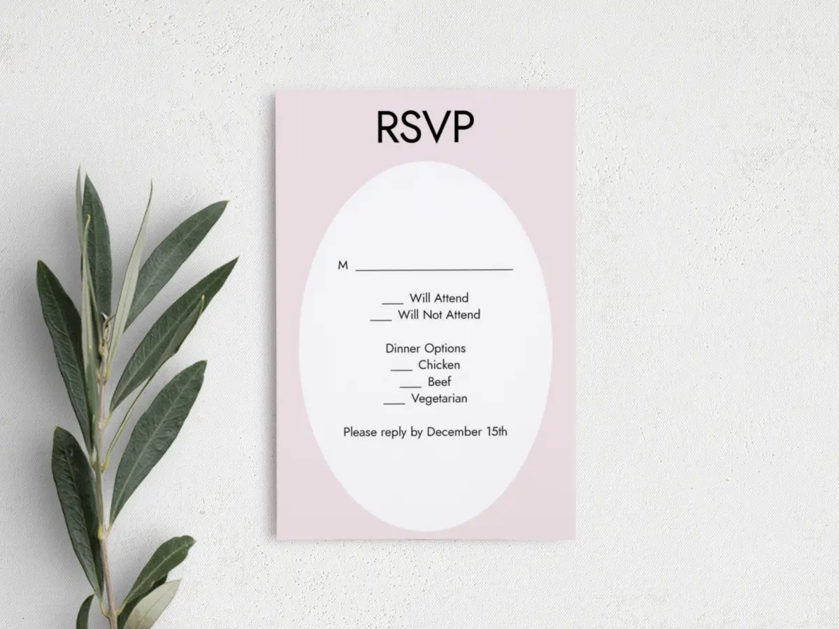 Step RSVP Postcards