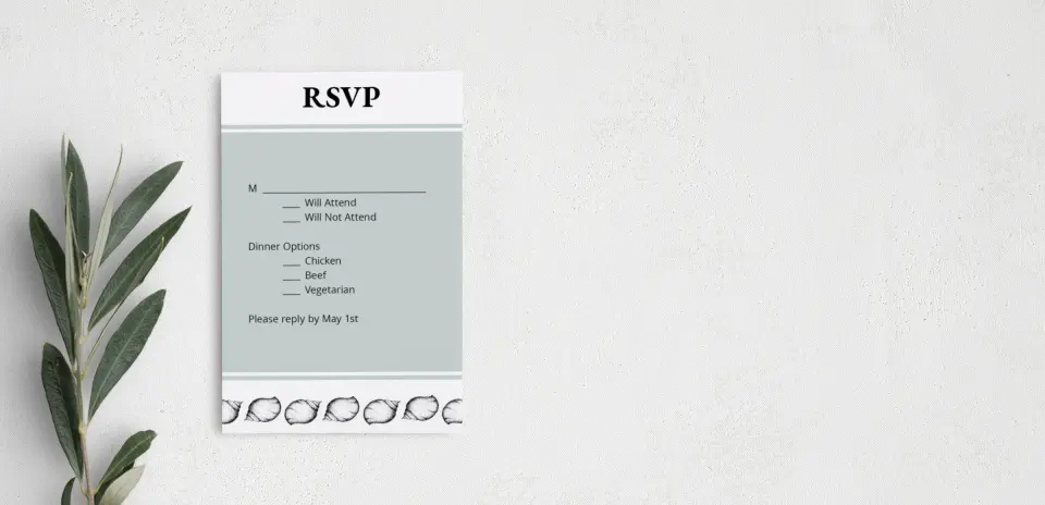 Step RSVP Postcards