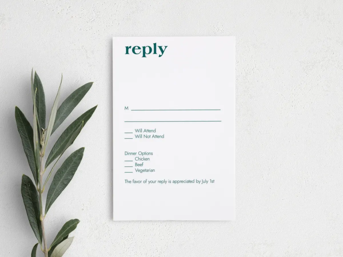 Step RSVP Postcards