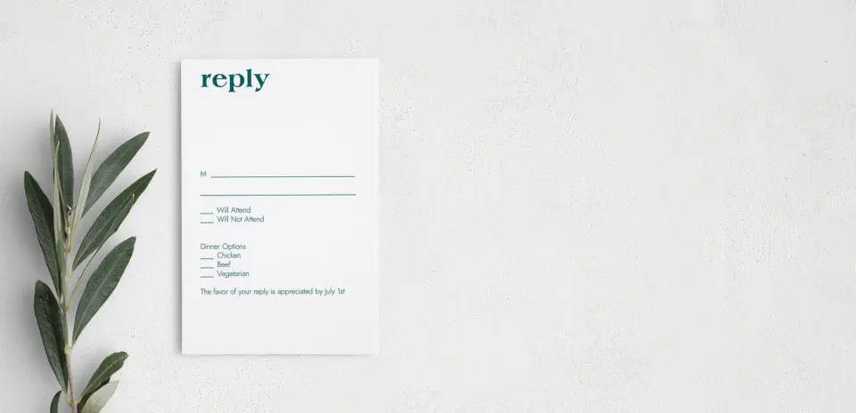 Step RSVP Postcards