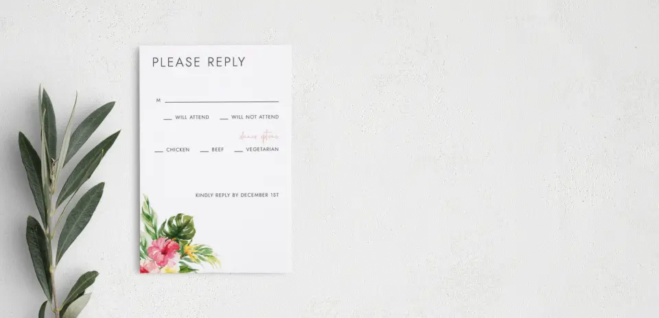 Step RSVP Postcards