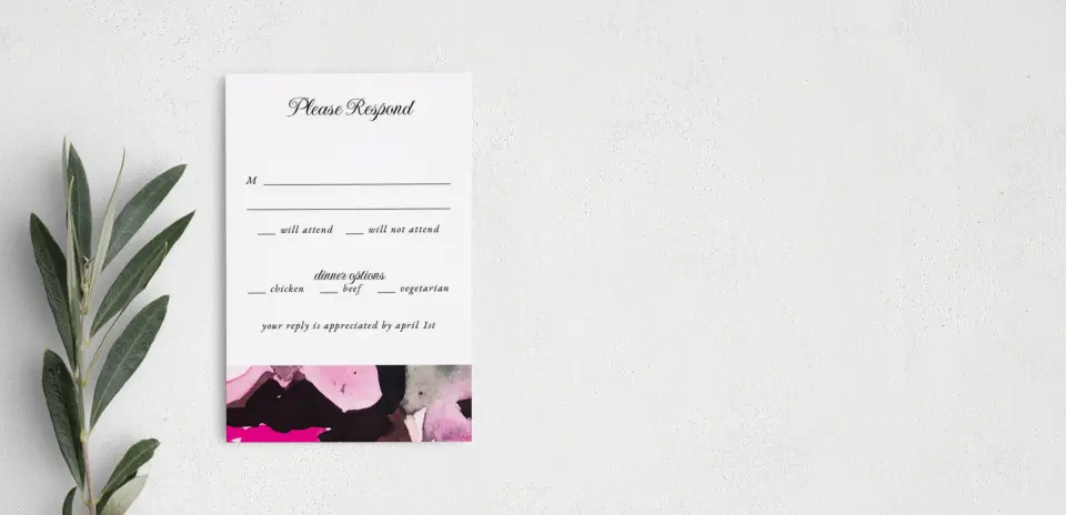 Step RSVP Postcards