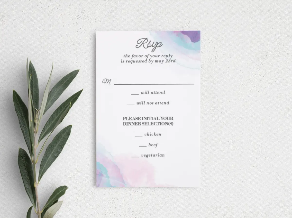 Step RSVP Postcards